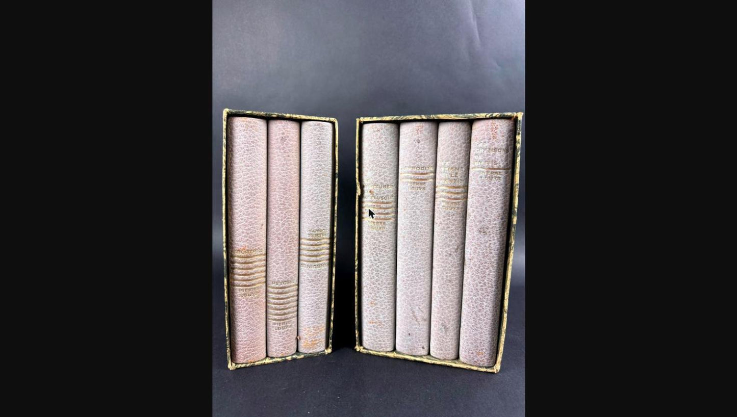 Pierre Louÿs, Romans et nouvelles. Illustrations de Mariette Lydis. 7 volumes. Paris 1934
