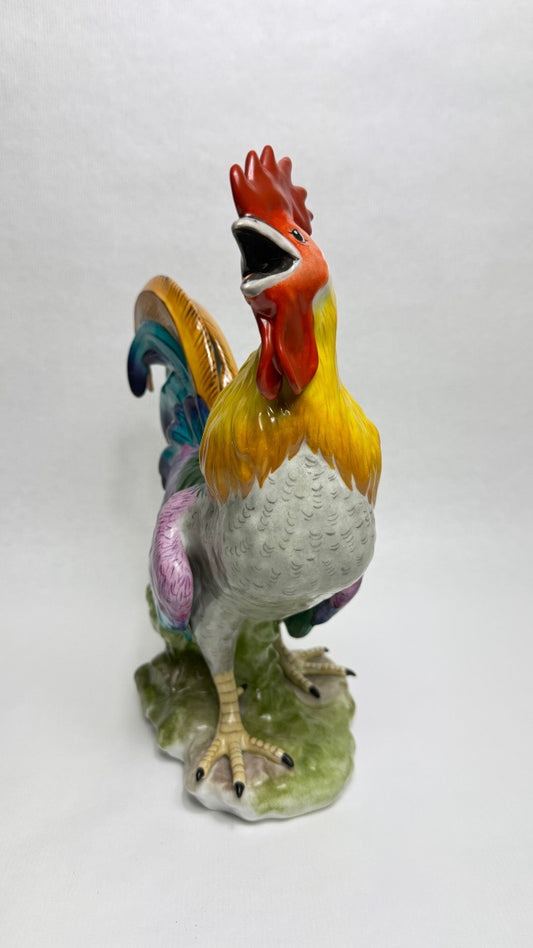 Limoges, grand coq en porcelaine d'art – vue 2