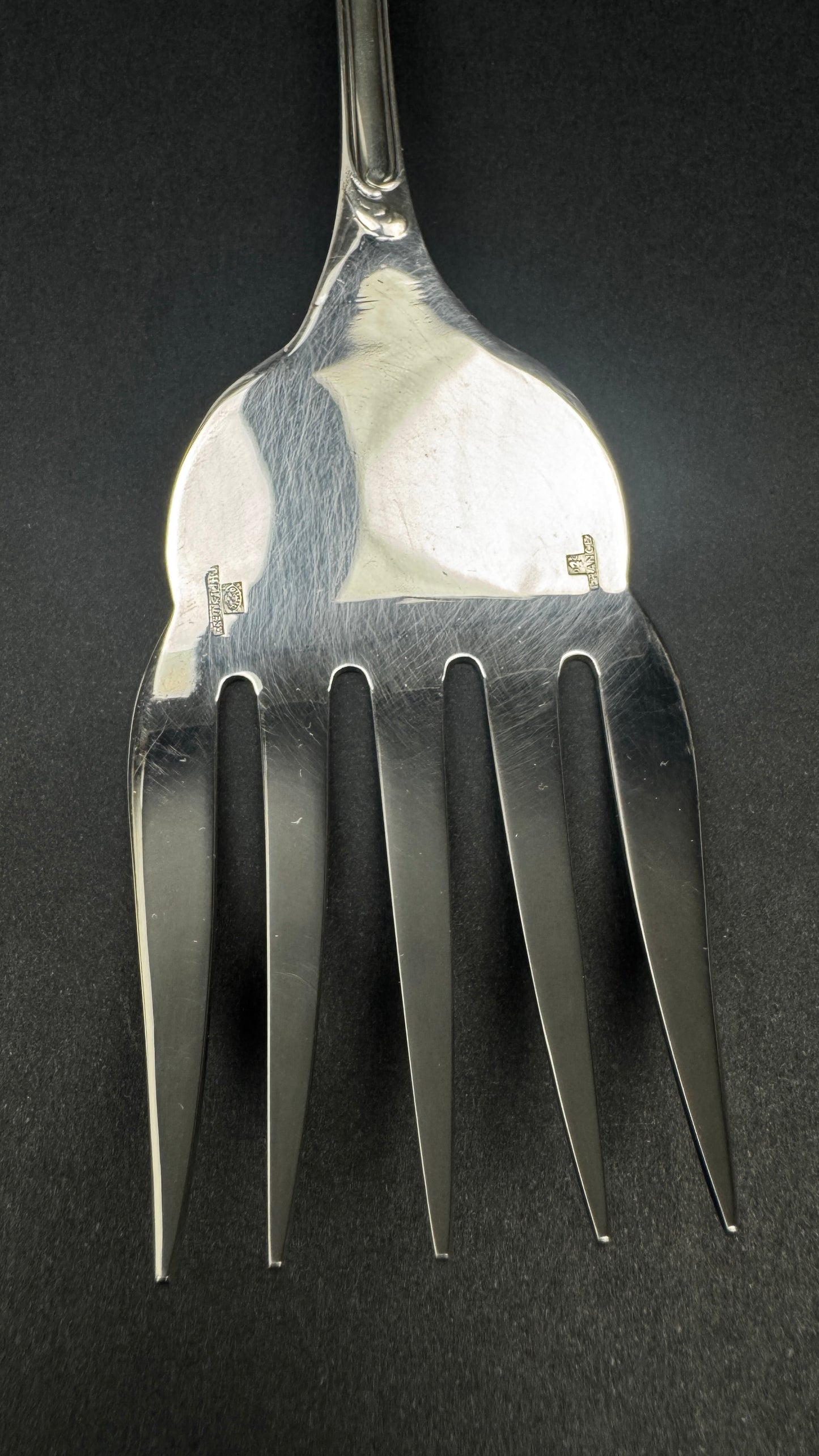 Fourchette servir le poisson Christofle Marly n°80 metal argente neuve années 80