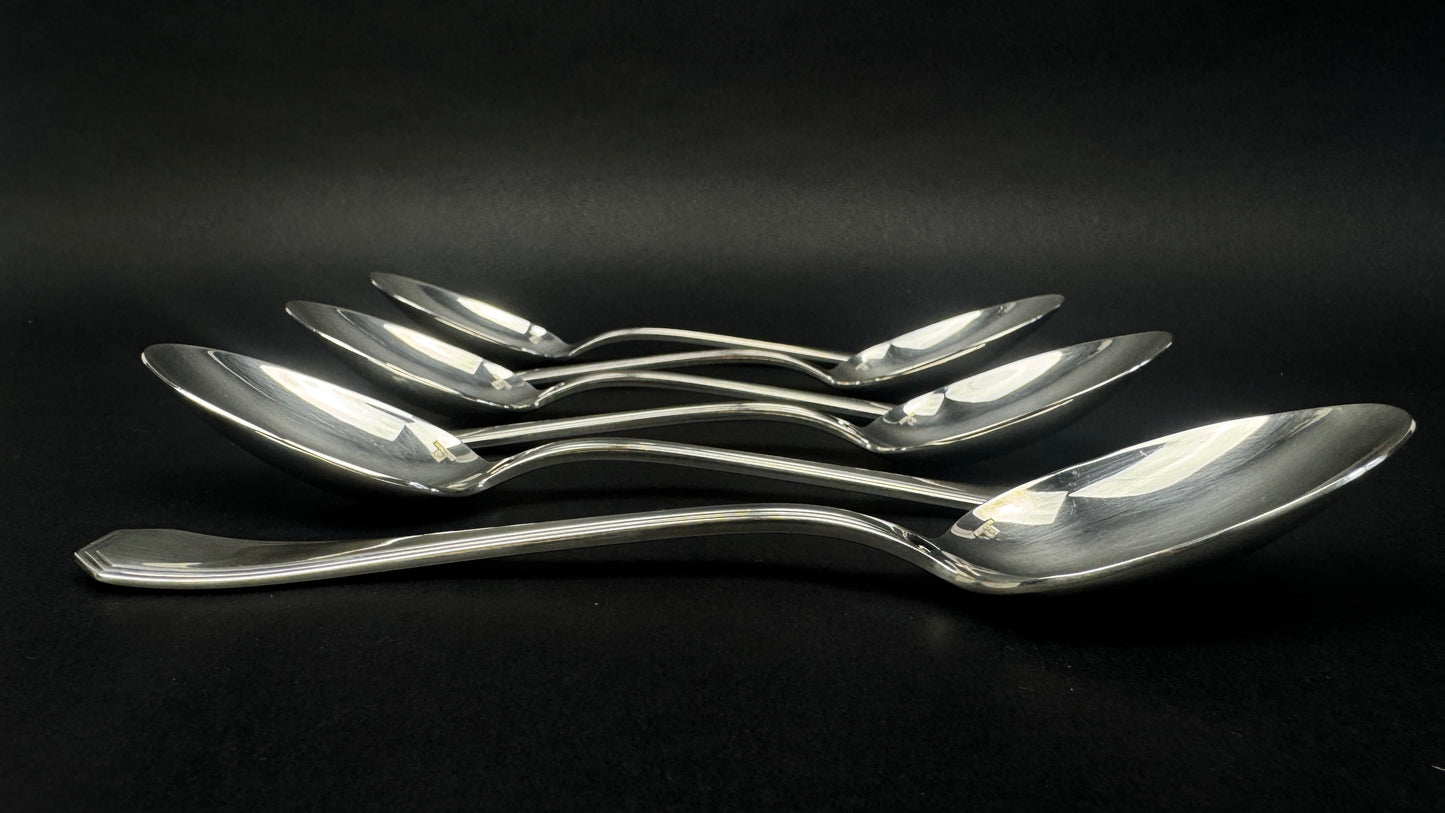6 cuillères de table Christofle America metal argente