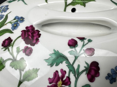 Terrine ovale Porcelaine de Paris modèle Herbier