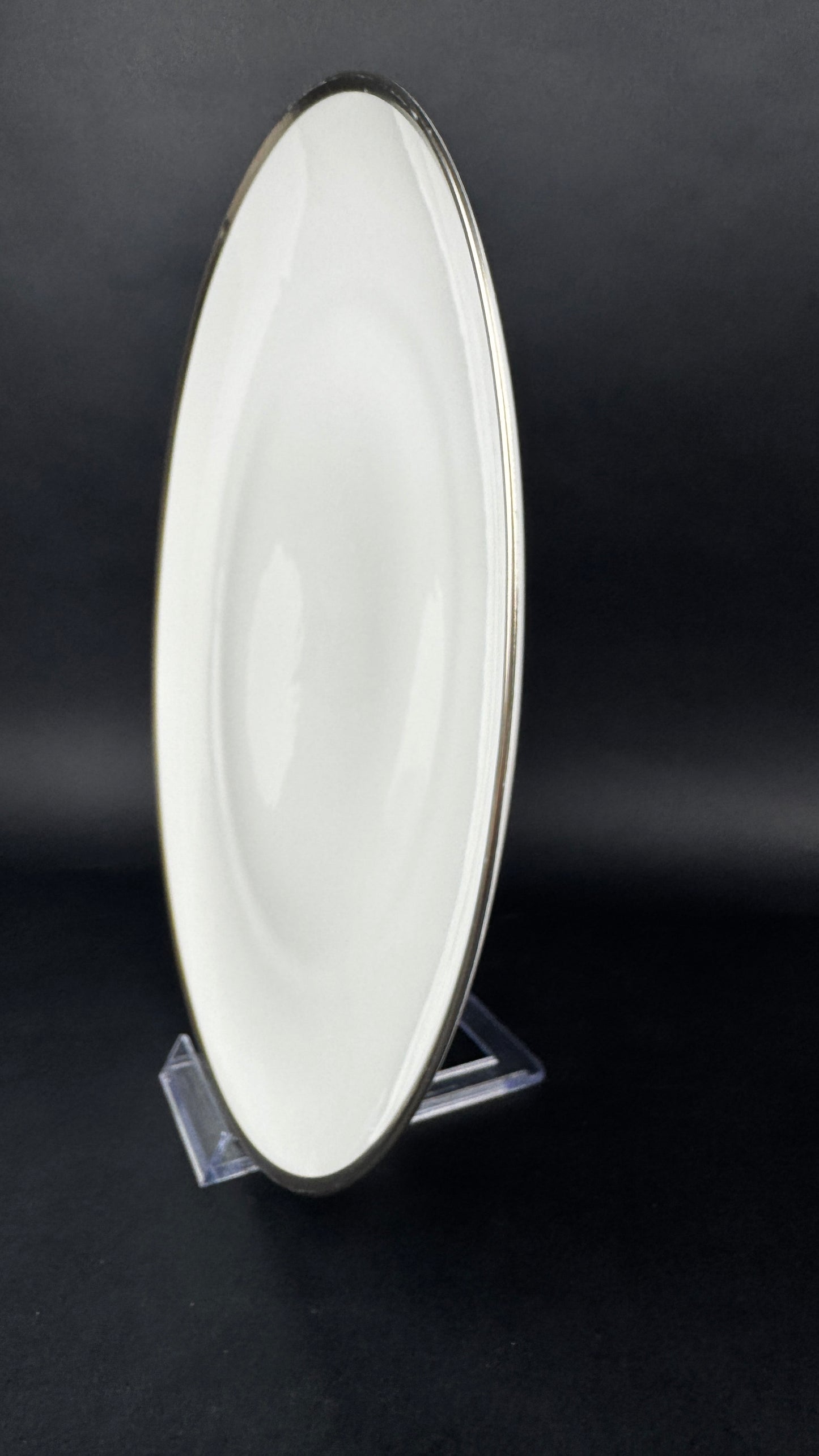 Plat à tarte  Raynaud modèle Fontainebleau platine