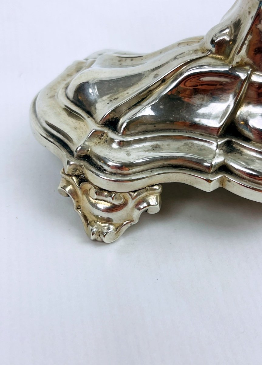 Alphonse Debain — Saleron en cristal et argent massif — photo 2