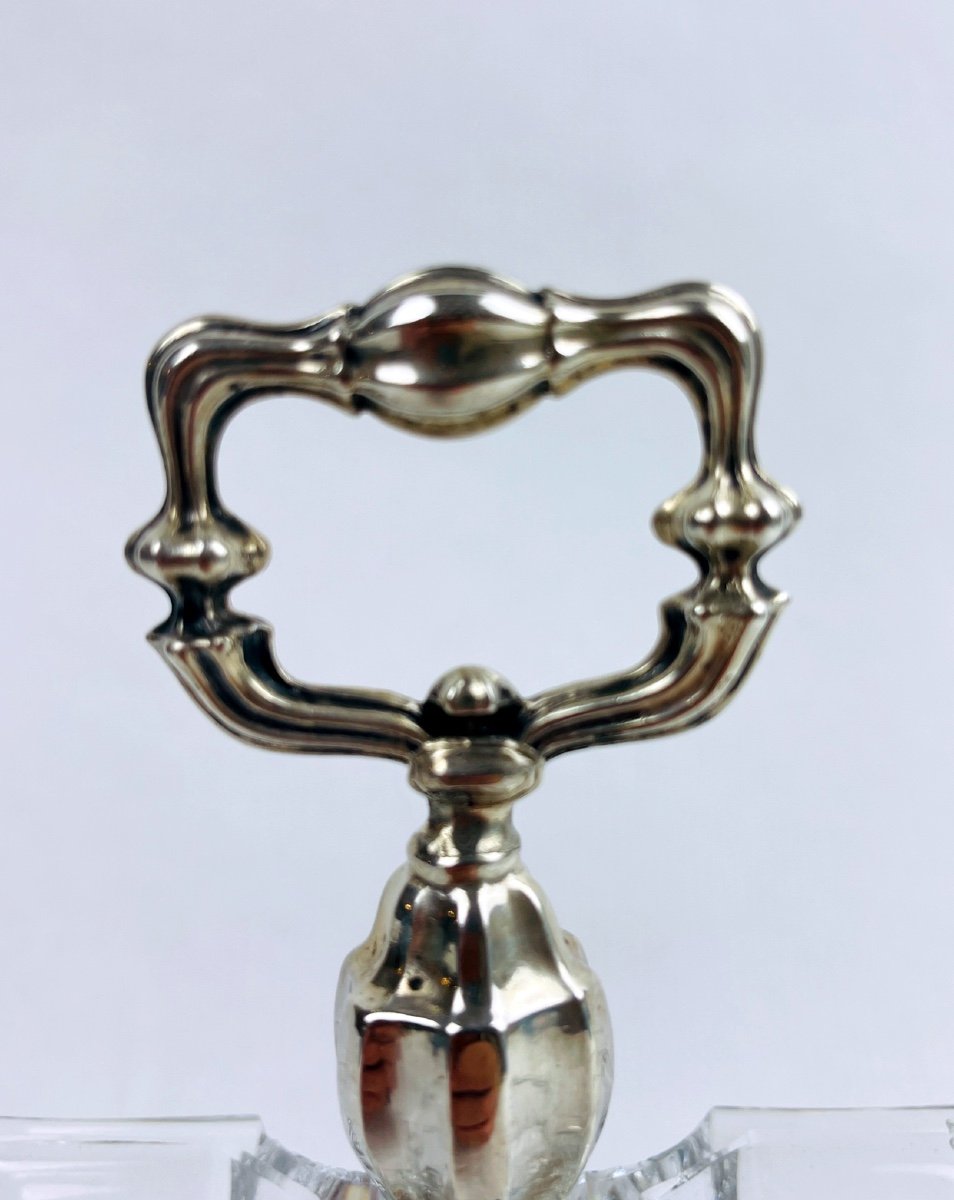 Alphonse Debain — Saleron en cristal et argent massif — photo 3