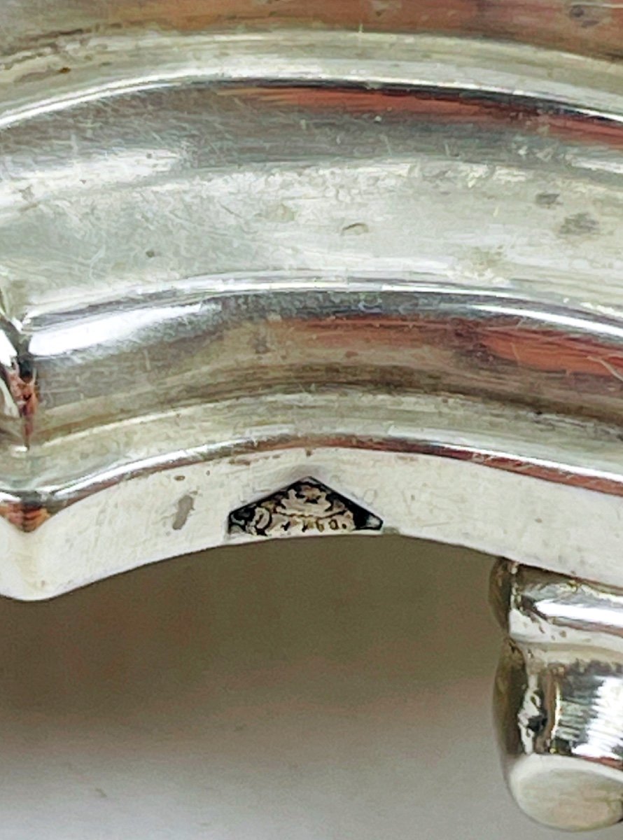 Alphonse Debain — Saleron en cristal et argent massif — photo 4