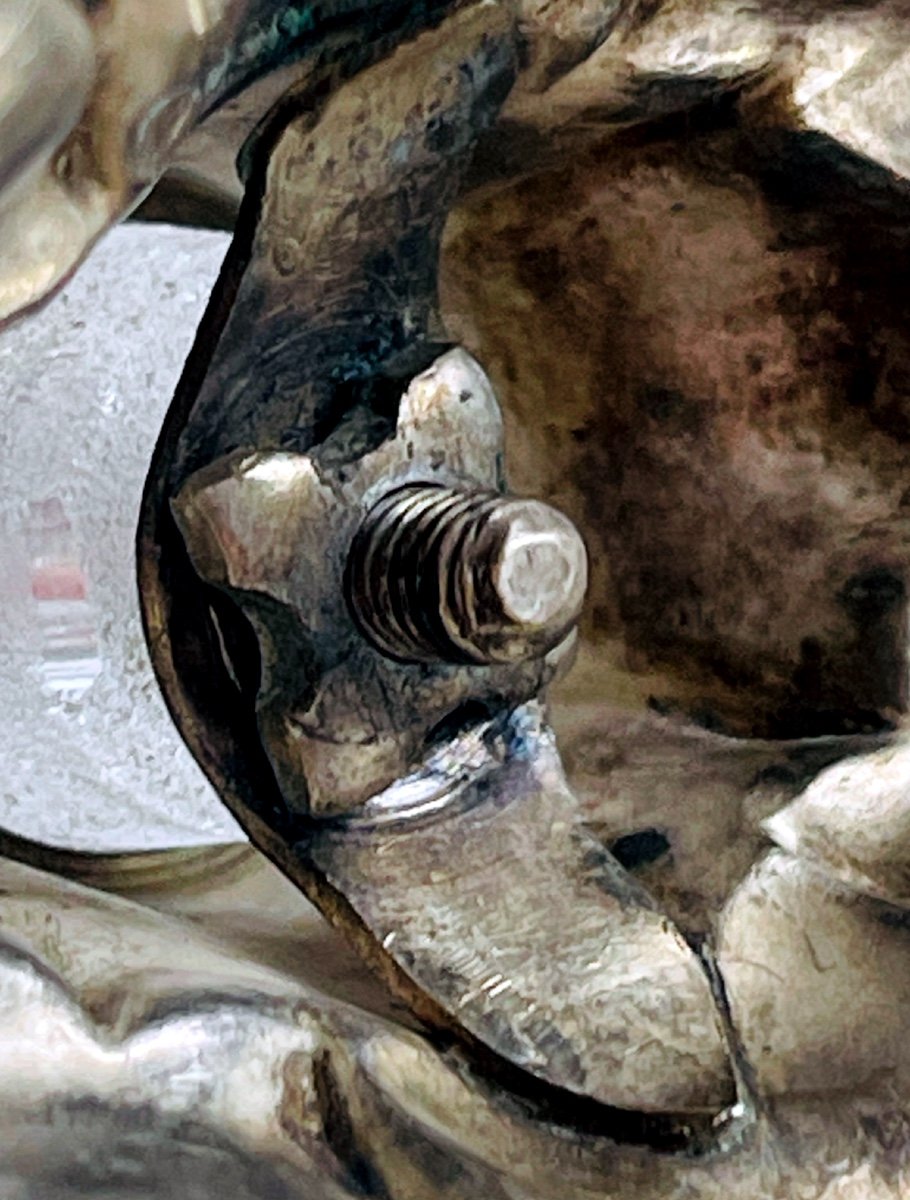 Alphonse Debain — Saleron en cristal et argent massif — photo 7