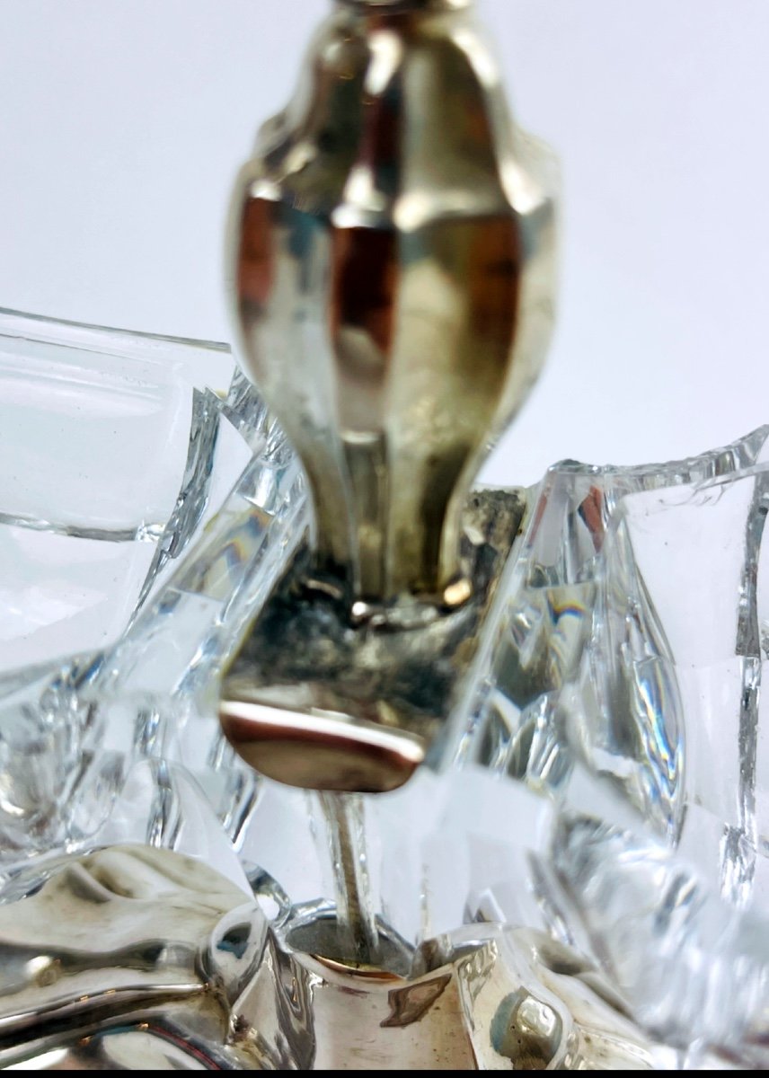 Alphonse Debain — Saleron en cristal et argent massif — photo 8