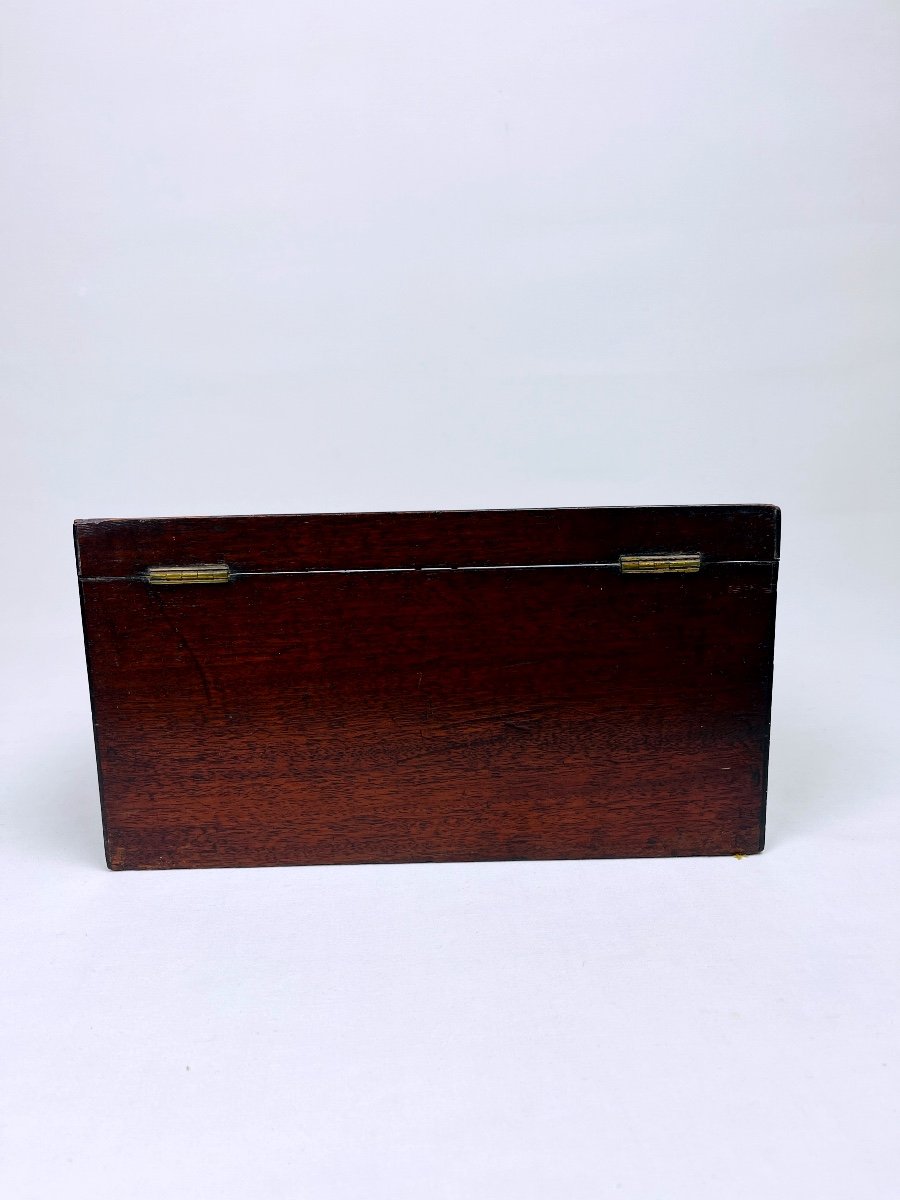 Coffret à correspondance, écritoire en acajou — photo 7