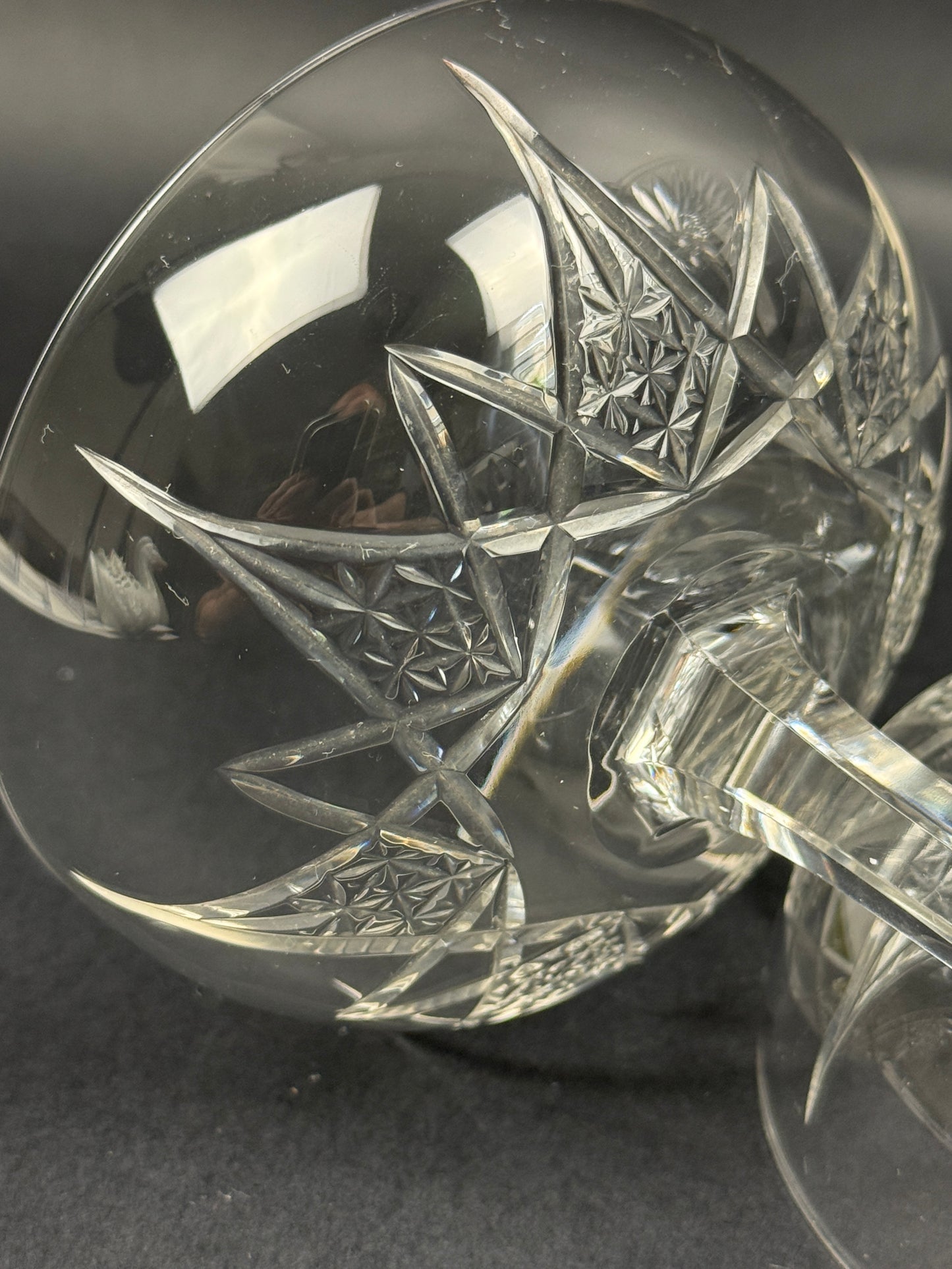 Baccarat, service Epron, suite de 6 coupes à champagne