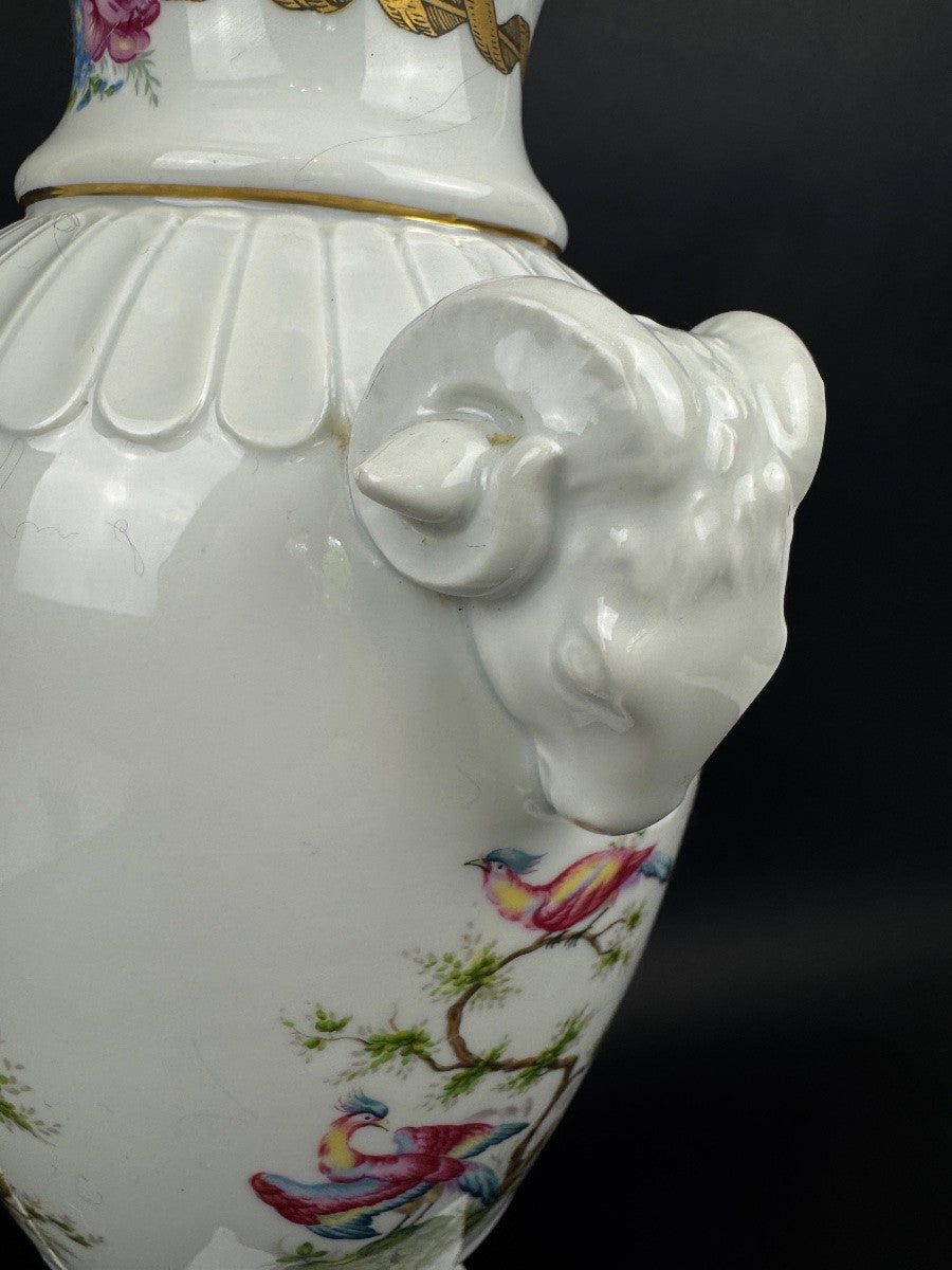 Raynaud Limoges — Pied de lampe en porcelaine, oiseaux de Paradis — photo 11