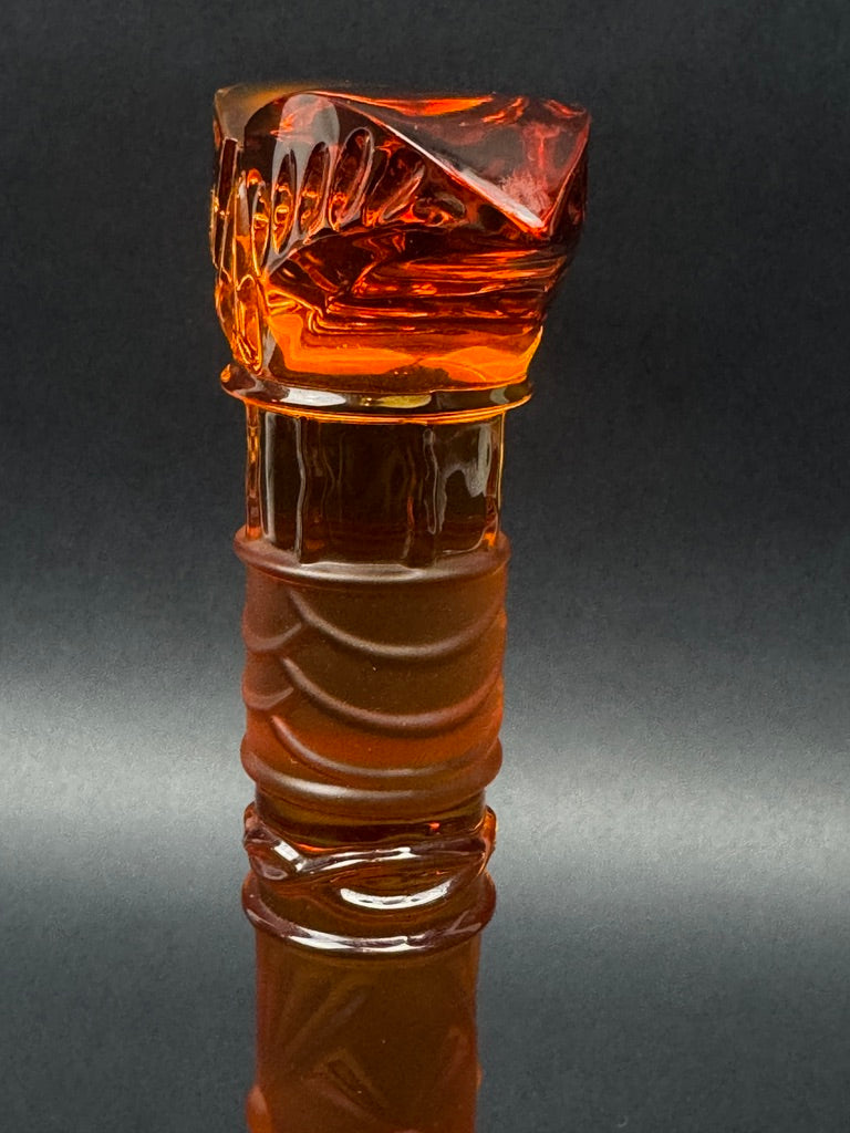 Totem « La Sirène » en cristal Saint-Louis signé Annie Faivre