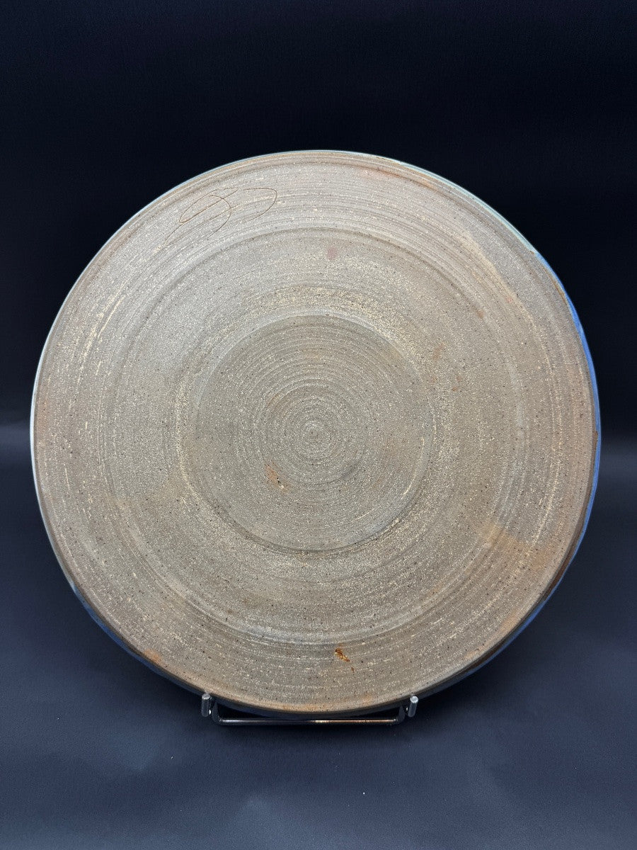 Large plat en céramique Vallauris, décor moderniste — photo 7