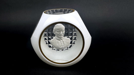 Saint-Louis — Sulfure, presse-papiers au portrait de Jean-Paul II — photo 1