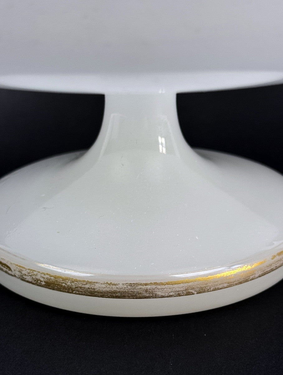 Compotier en opaline laiteuse, époque Restauration — photo 3