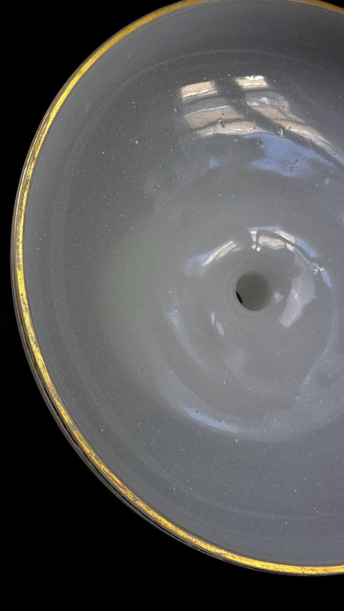 Compotier en opaline laiteuse, époque Restauration — photo 5