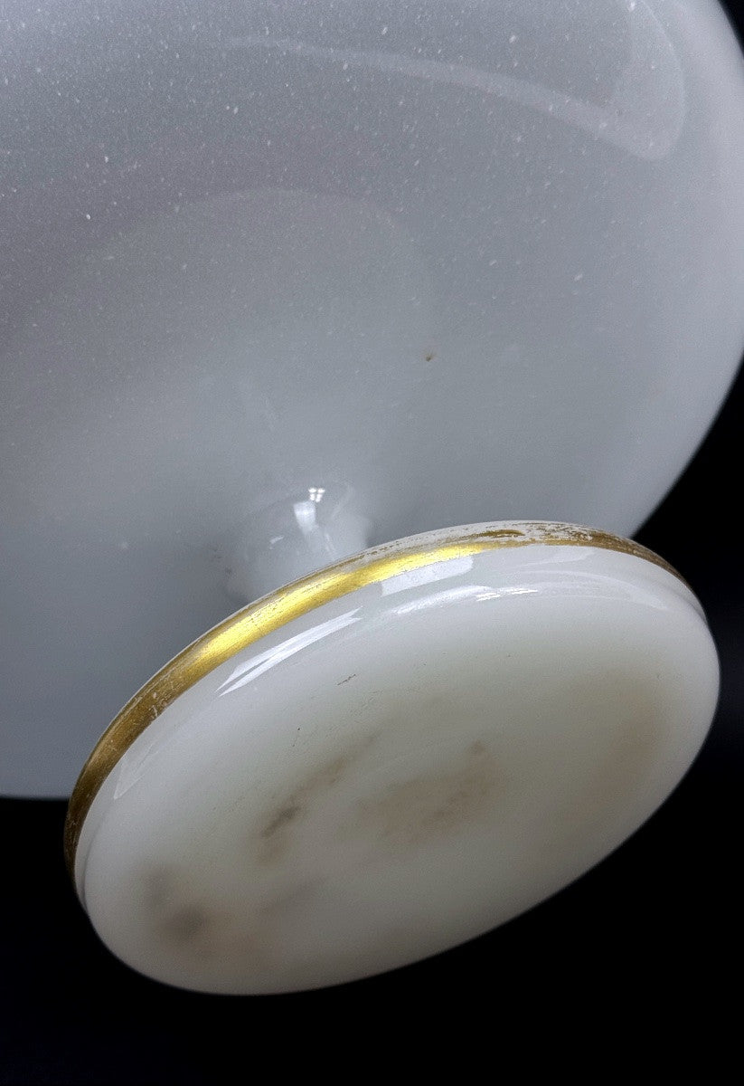 Compotier en opaline laiteuse, époque Restauration — photo 7