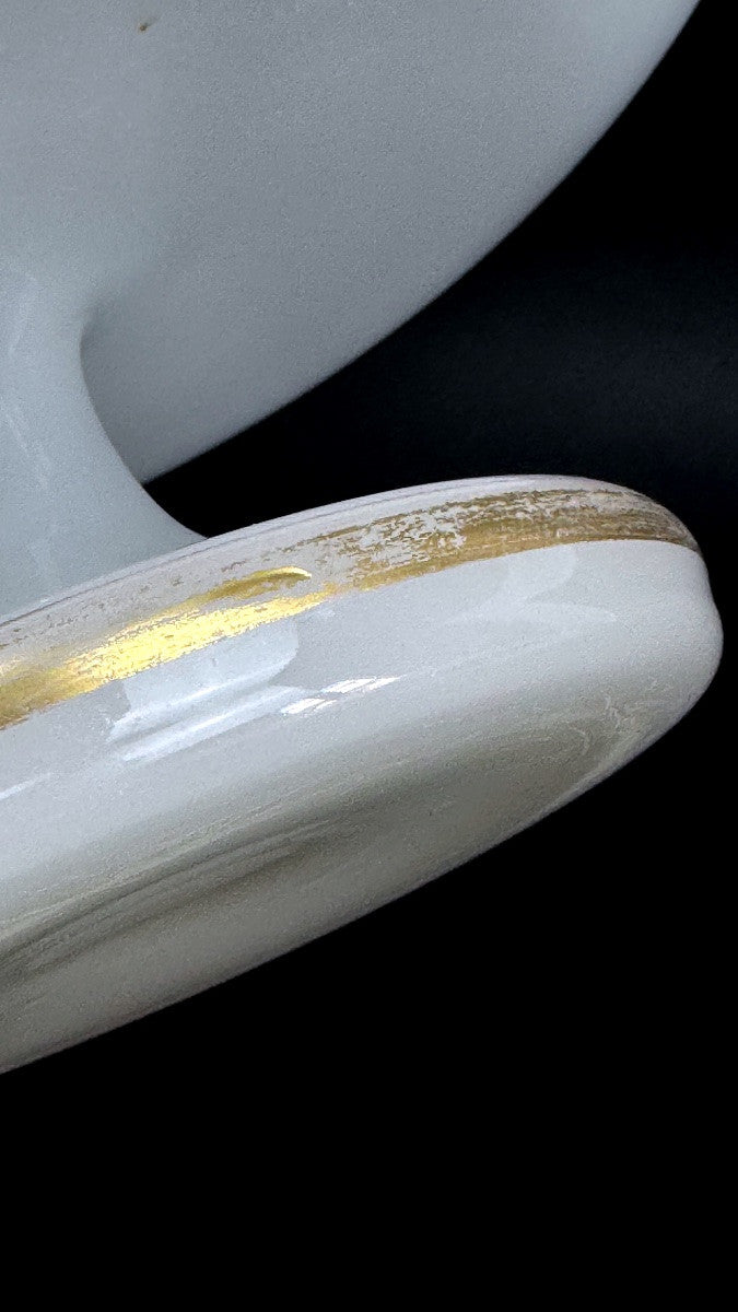 Compotier en opaline laiteuse, époque Restauration — photo 8