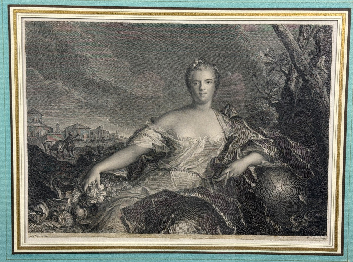 Eau-forte — Madame Louise-Élisabeth de France, d'après Nattier et Balechou — photo 2
