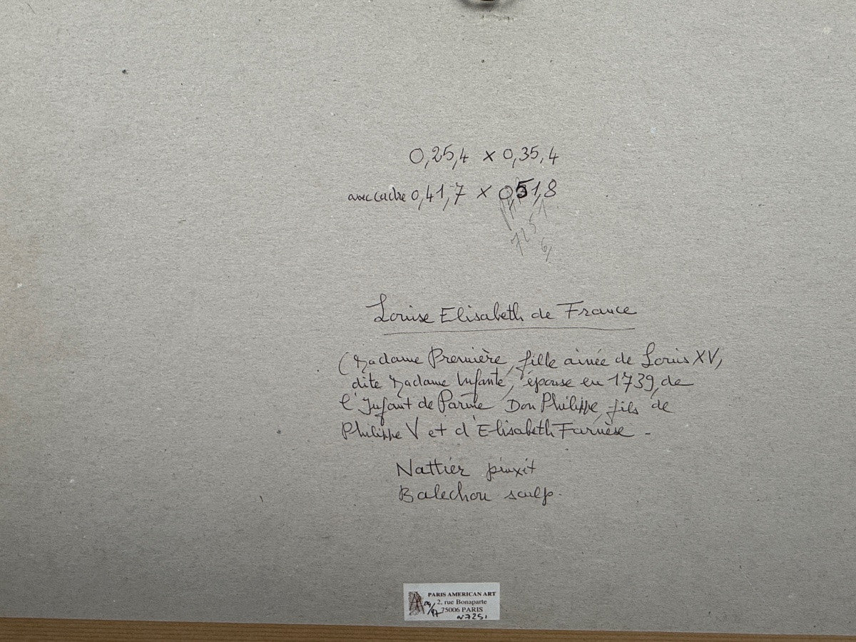 Eau-forte — Madame Louise-Élisabeth de France, d'après Nattier et Balechou — photo 10