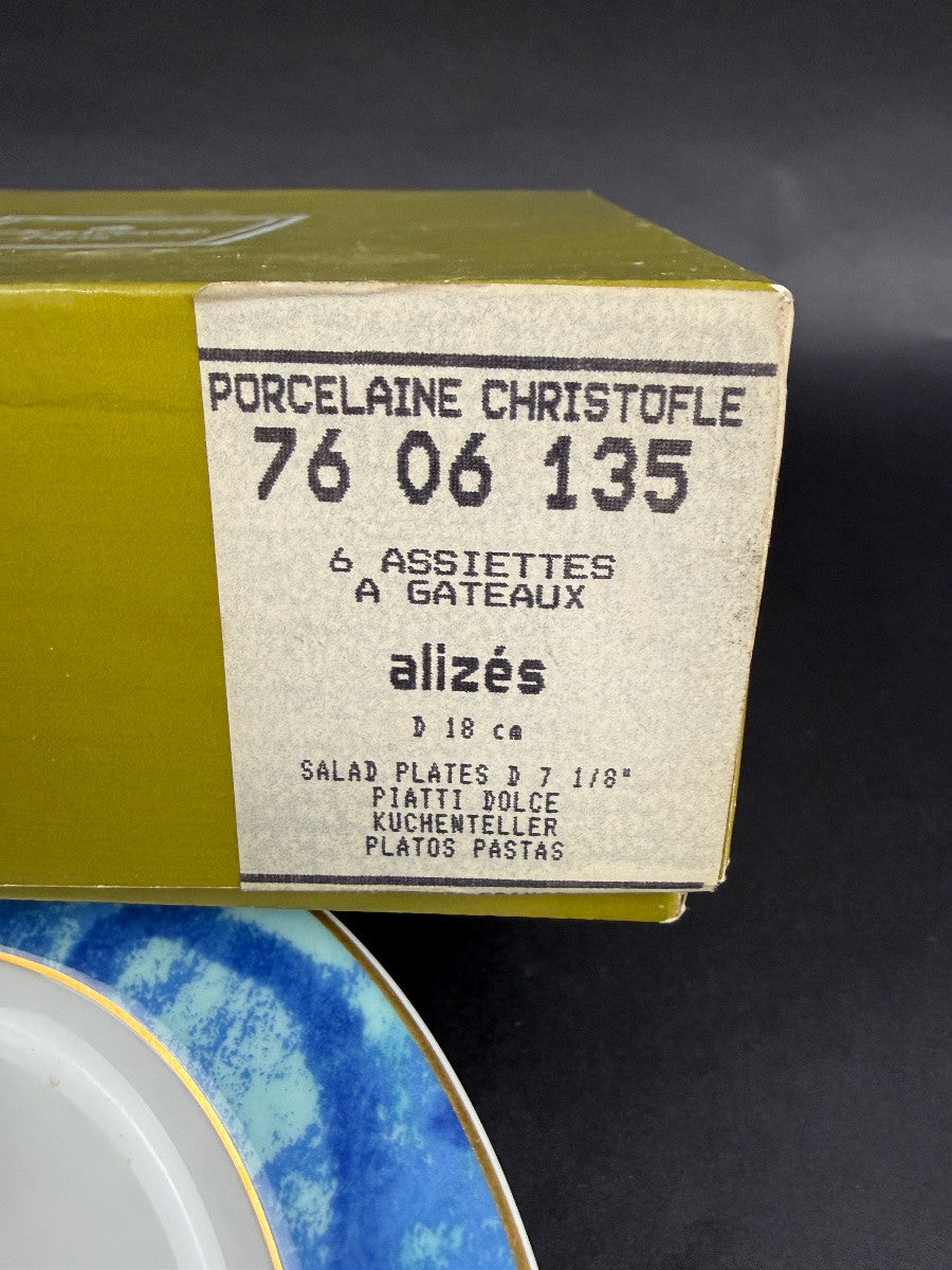Christofle — Six assiettes à dessert modèle Alizés — photo 7