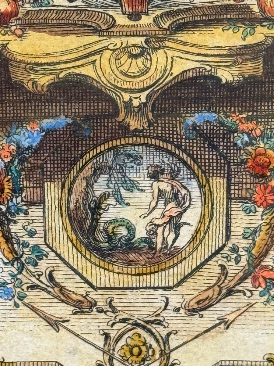 Claude Gillot — Livre de portières, la figure d'Apollon, c. 1737 — photo 4