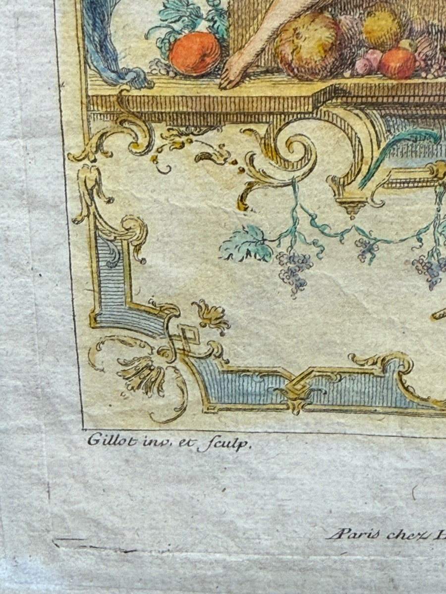 Claude Gillot — Livre de portières, la figure de Bacchus, c. 1737 — photo 3