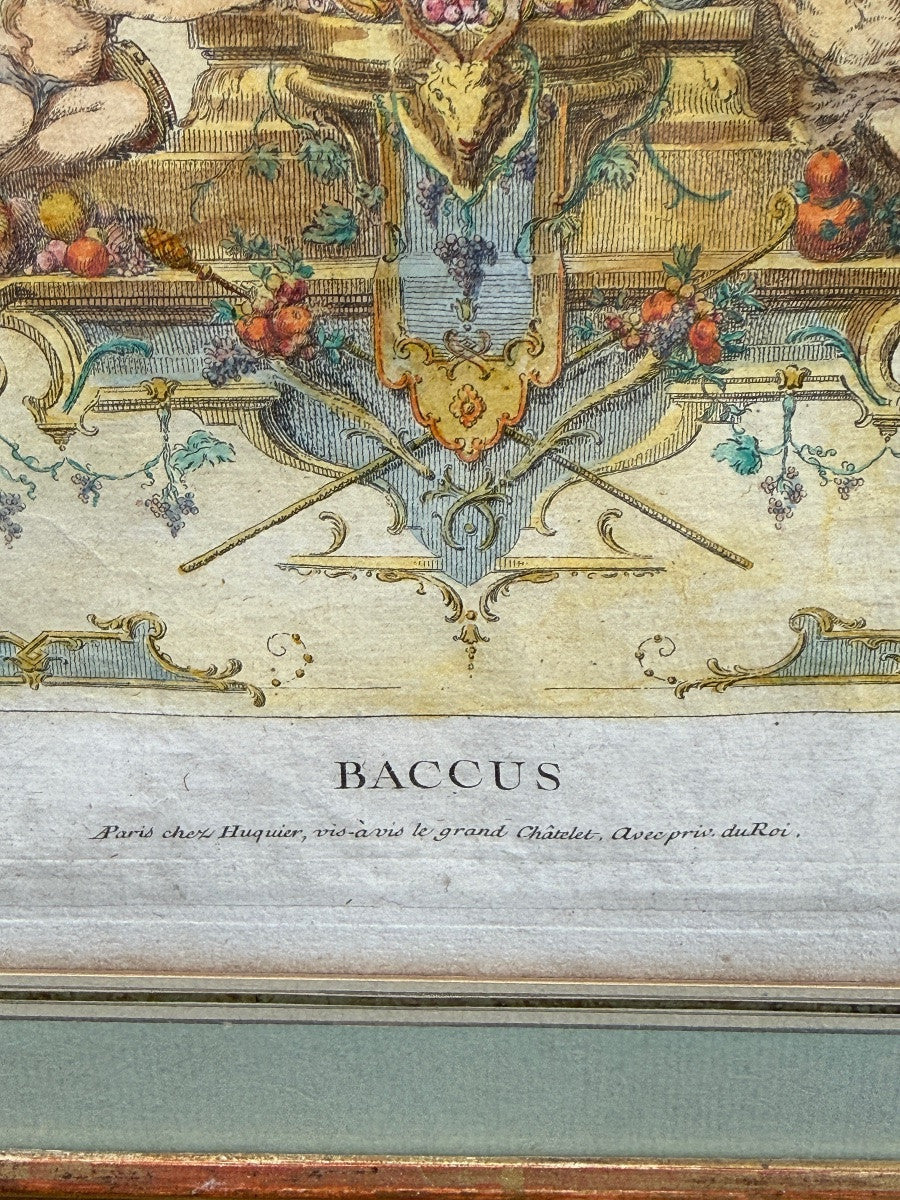 Claude Gillot — Livre de portières, la figure de Bacchus, c. 1737 — photo 5