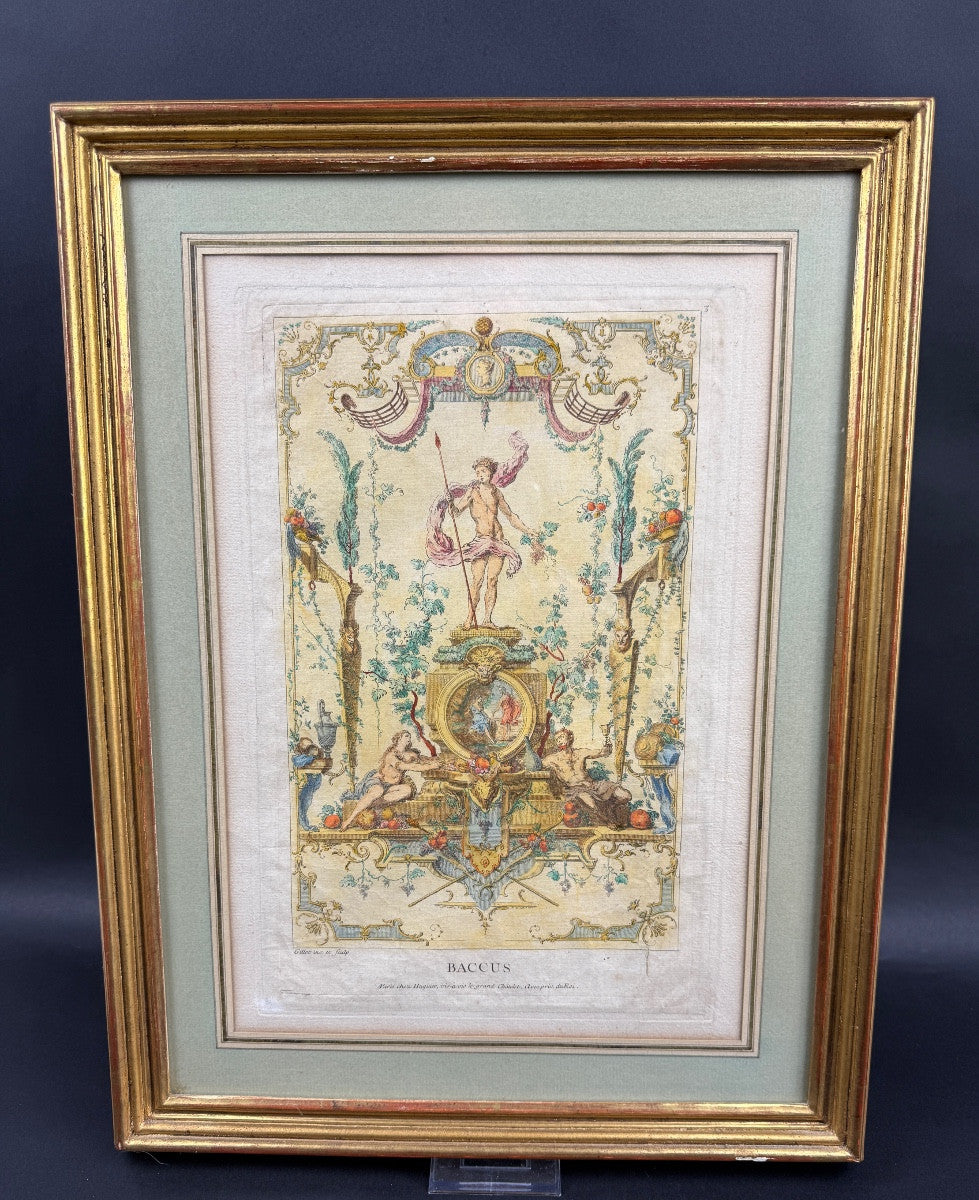 Claude Gillot — Livre de portières, la figure de Bacchus, c. 1737 — photo 1