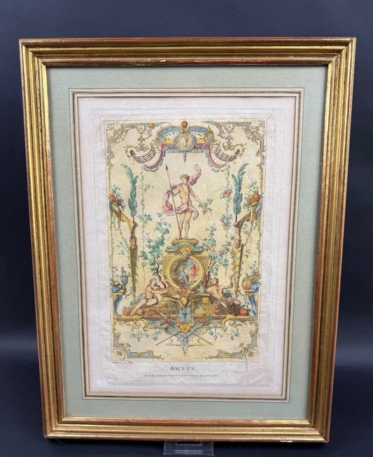 Claude Gillot — Livre de portières, la figure de Bacchus, c. 1737 — photo 1