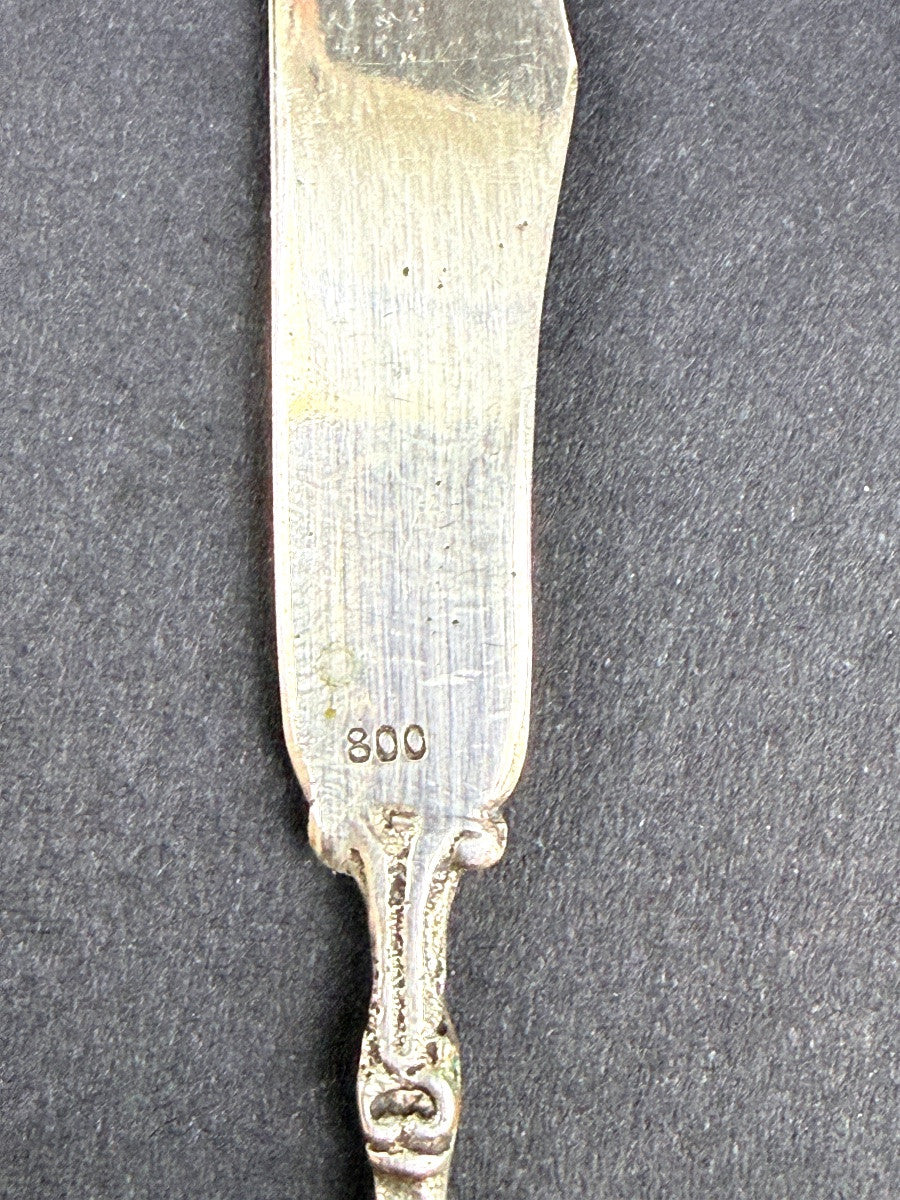 Quatre piques et un tartineur en argent 800, Italie — photo 7