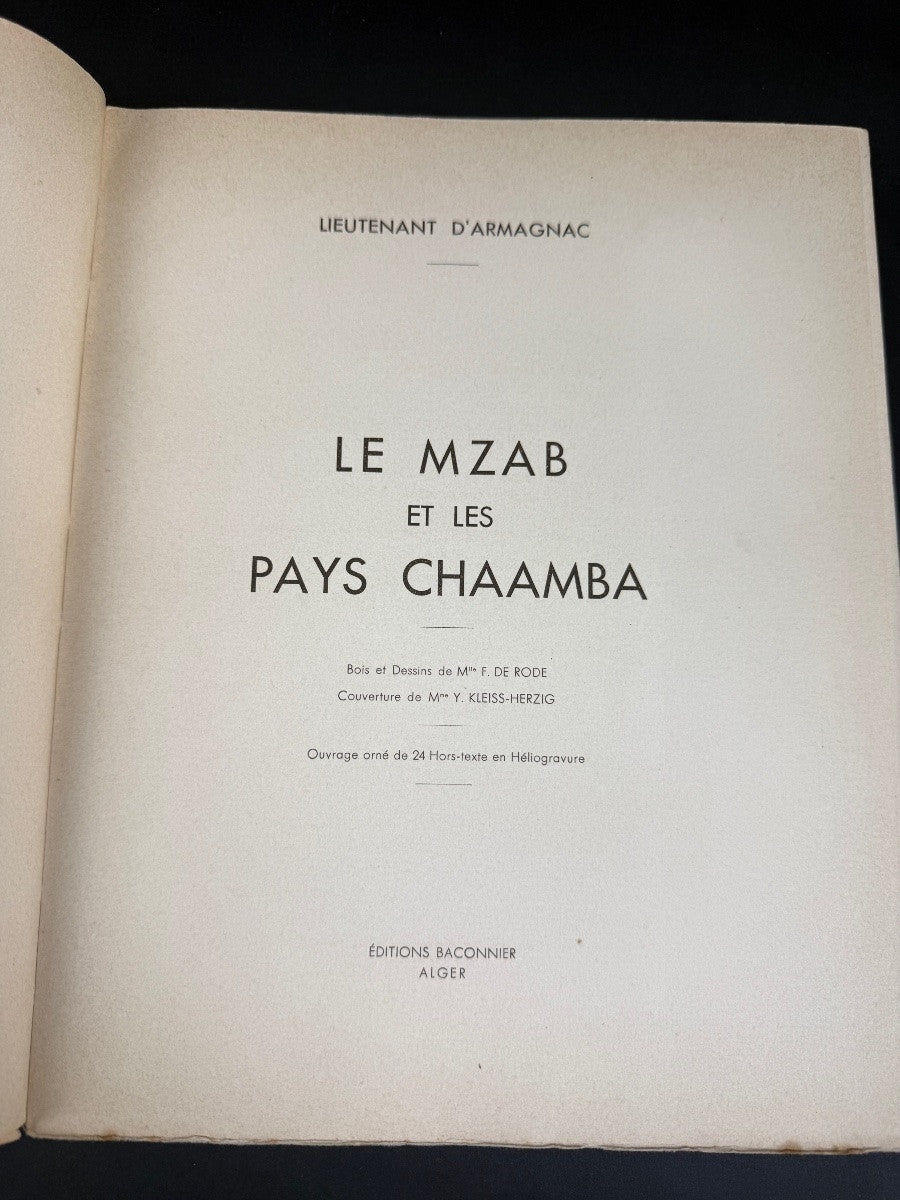 Le Mzab et les pays Chaamba — Lieutenant d'Armagnac, 1934 — photo 2