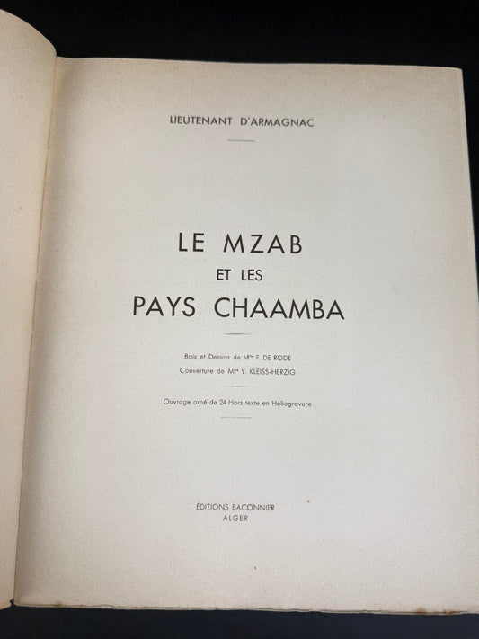 Le Mzab et les pays Chaamba — Lieutenant d'Armagnac, 1934 — photo 2