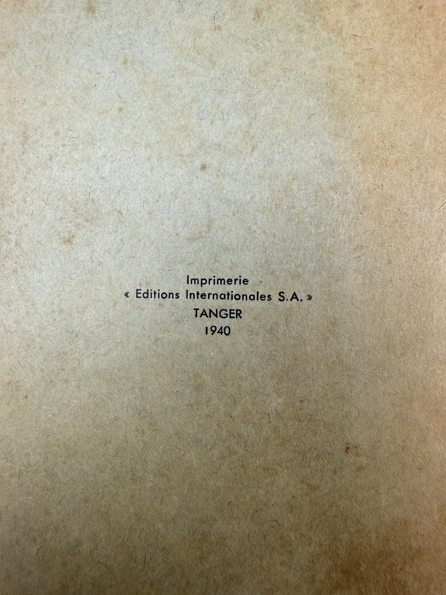 André Lecocq — Tlemcen, ville française, tome I, Tanger 1940 — photo 10