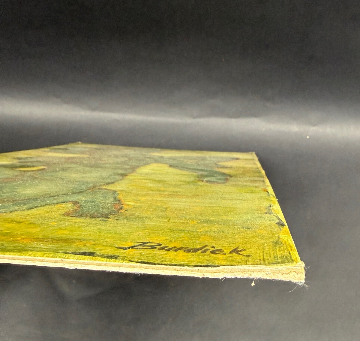 Burdick — Huile sur carton, étude de nus féminins — photo 7