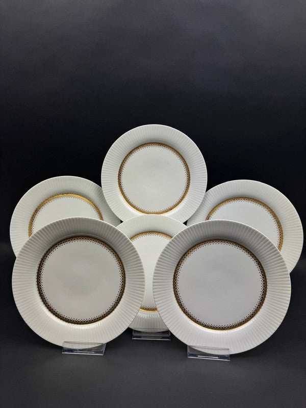 Rosenthal Tapio Wirkkala 6 assiettes dessert Ondulation Studio-Line