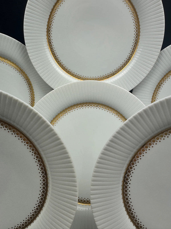 Rosenthal Tapio Wirkkala 6 assiettes dessert Ondulation Studio-Line