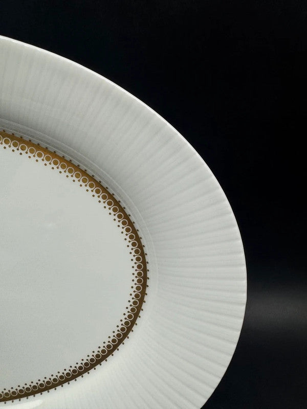 Rosenthal Tapio Wirkkala grand plat ovale Ondulation