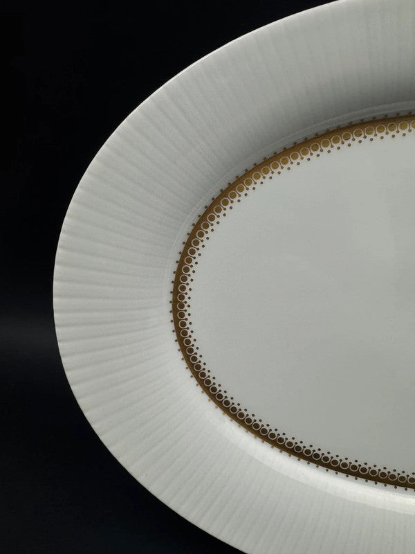 Rosenthal Tapio Wirkkala grand plat ovale Ondulation