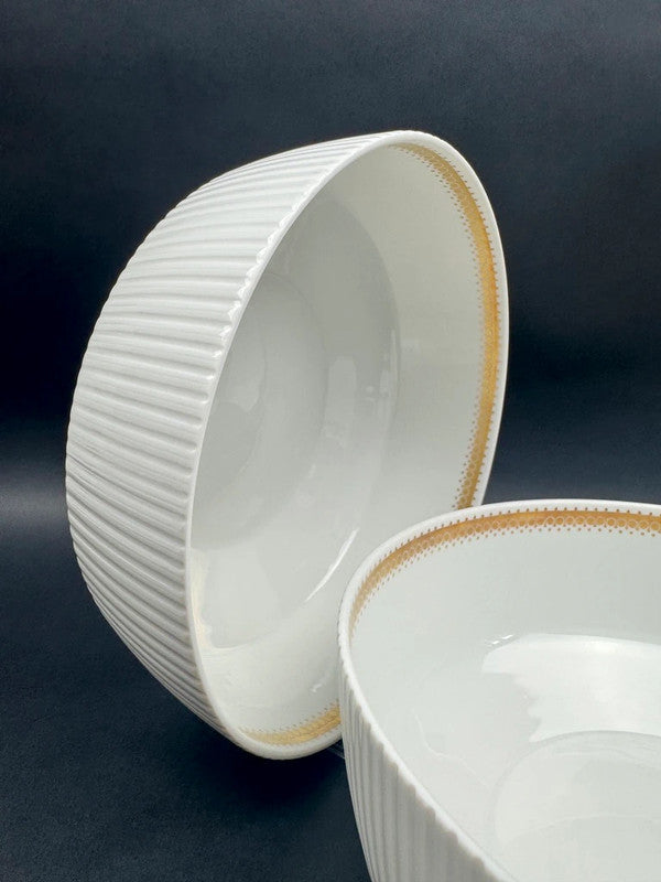 Rosenthal Tapio Wirkkala paire de saladiers Ondulation