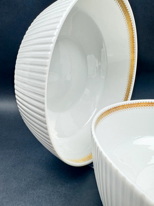 Rosenthal Tapio Wirkkala paire de saladiers Ondulation