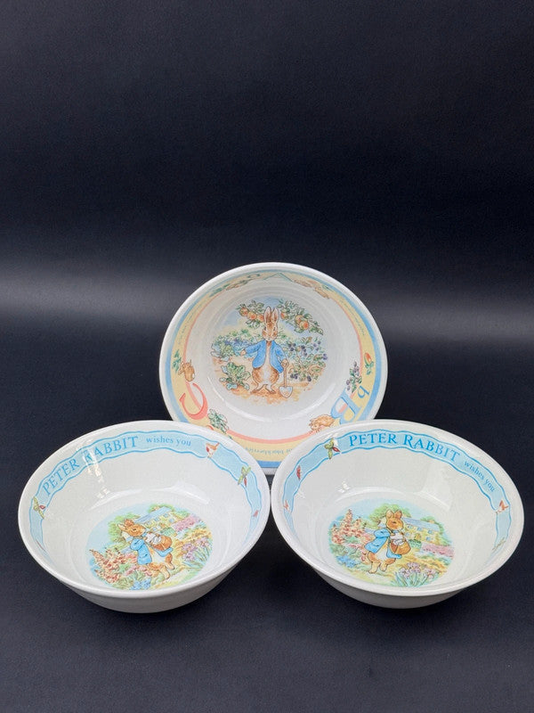 Lot de 3 bols en porcelaine Peter Rabbit Wedgwood