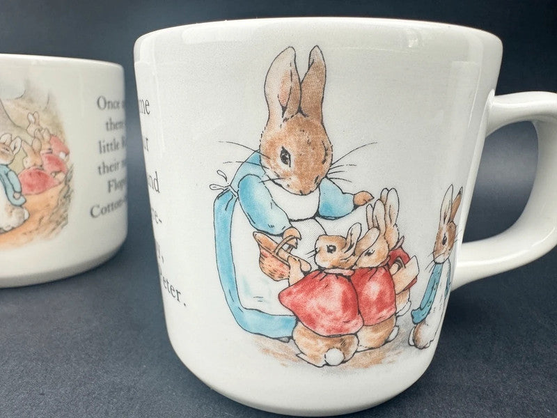 Lot de 4 mugs en porcelaine Peter Rabbit – Beatrix Potter