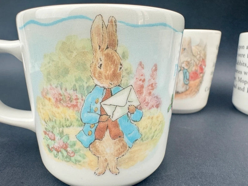 Lot de 4 mugs en porcelaine Peter Rabbit – Beatrix Potter