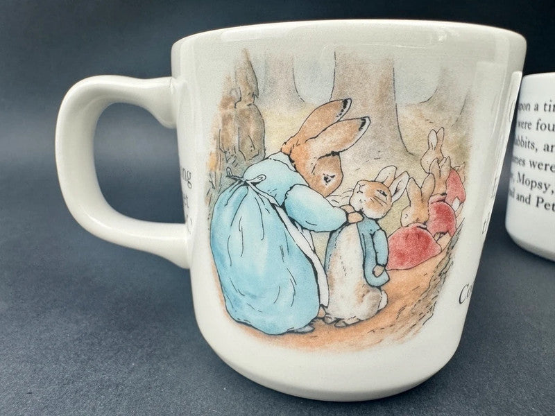 Lot de 4 mugs en porcelaine Peter Rabbit – Beatrix Potter