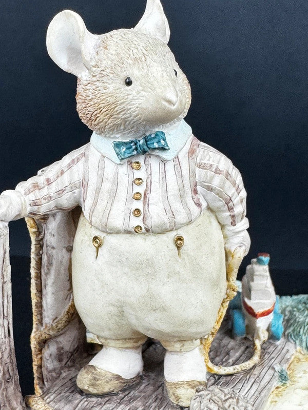 Villeroy & Boch Foxwood Tales figurine souris bateau Brian Paterson 1994