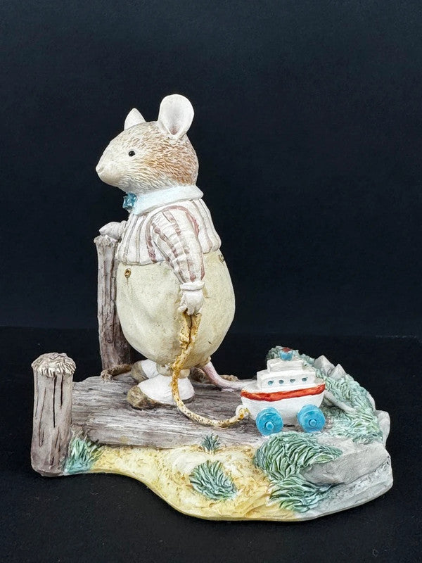 Villeroy & Boch Foxwood Tales figurine souris bateau Brian Paterson 1994