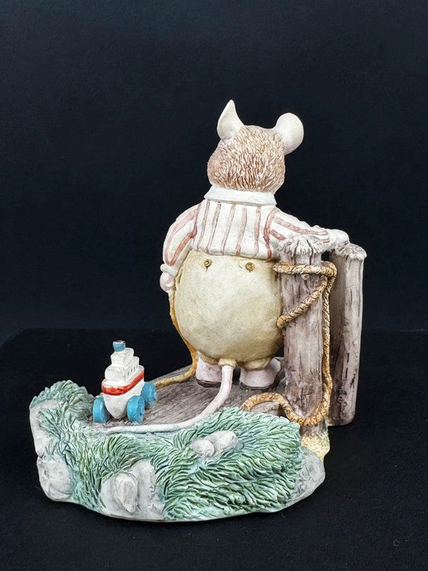 Villeroy & Boch Foxwood Tales figurine souris bateau Brian Paterson 1994