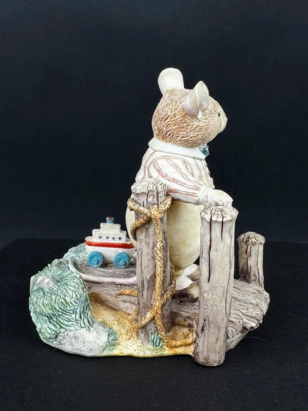 Villeroy & Boch Foxwood Tales figurine souris bateau Brian Paterson 1994