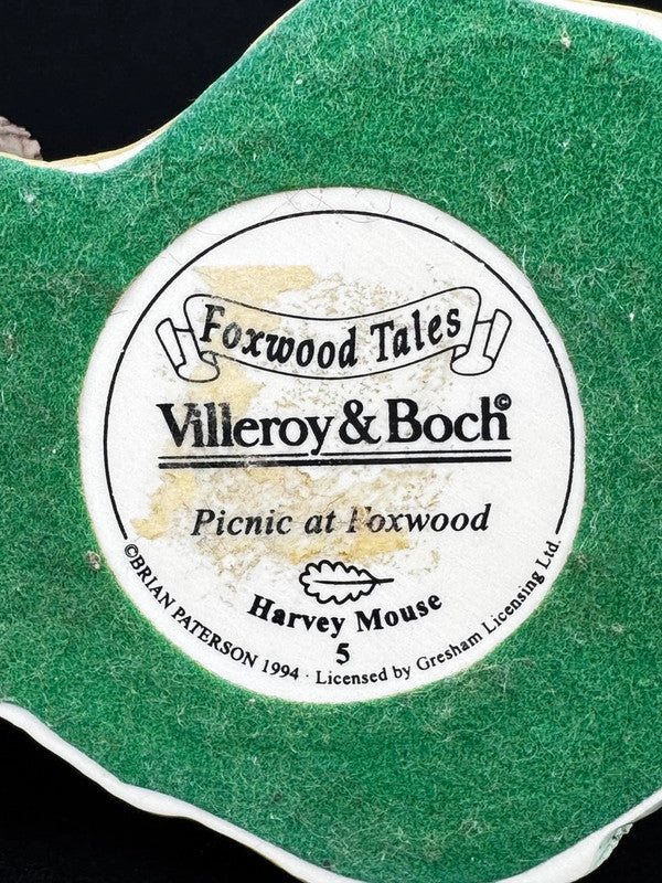 Villeroy & Boch Foxwood Tales figurine souris bateau Brian Paterson 1994