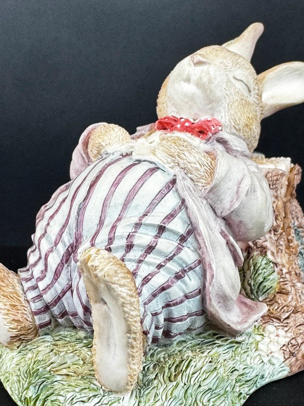 Villeroy & Boch Foxwood Tales figurine lapin Rue’s Dad Picnic 1994